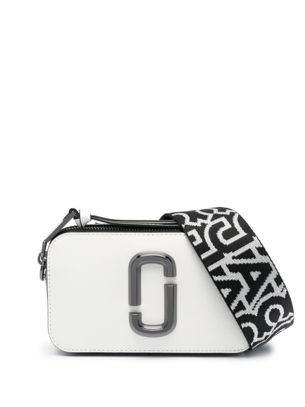 The Marc Jacobs Snapshot Coated Leather Camera Bag In New Black