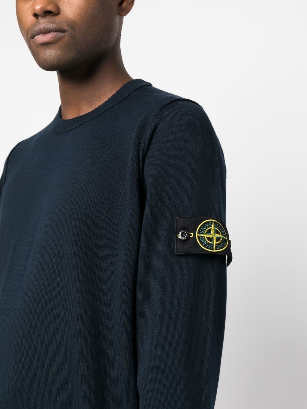 Stone island sweater navy sales